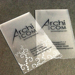 PVC商務(wù)名片 專業(yè)印務(wù)賦予商務(wù)新形象